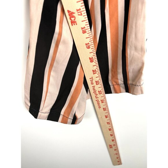 Forever 21 Contemporary Womens Striped Multicolor Pants Size Medium - Picture 9 of 12